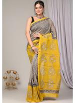 Chanderi Silk Multi Color Traditional Wear Printed Saree